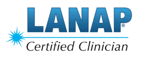 LANAP Certified Clinician badge | Dr. Bhandaru is a certified LANAP clinician